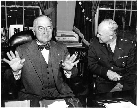 President Truman Meets with General Eisenhower in the Oval Office ...