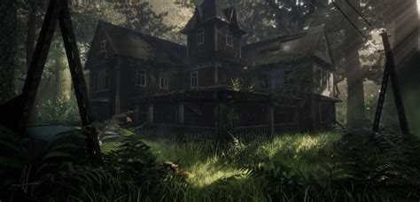 Abandoned House Overgrown Scene