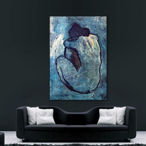 Blue Nude Poster Pablo Picasso Canvas Picasso Painting Fa Inspire Uplift