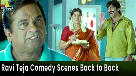 Ravi Teja Comedy Scenes Back To Back Krishna Telugu Movie Comedy