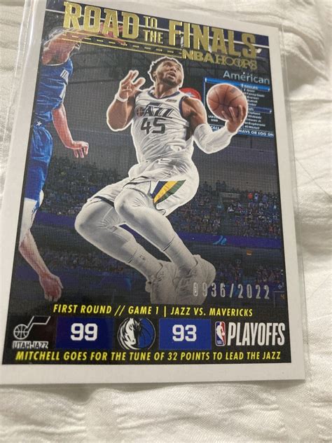 Nba Hoops Donovan Mitchell Road To The Finals Ebay