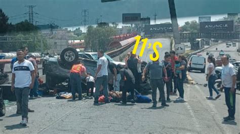 Volcadura De Autob S En La M Xico Toluca Deja M S De Lesionados