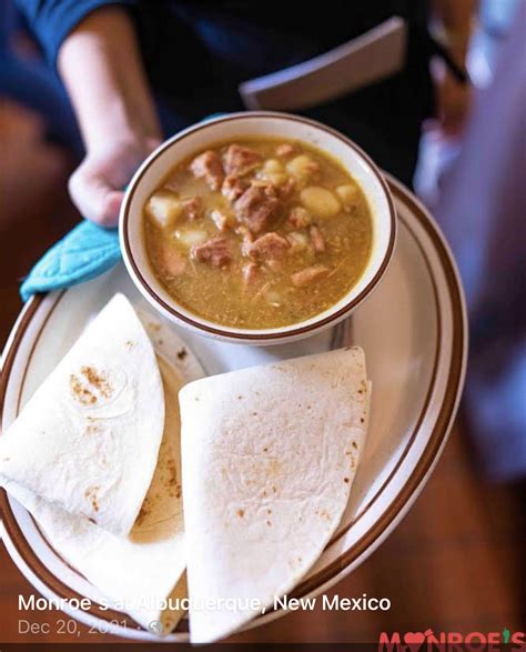 Monroes New Mexican Food Famous Green Chile Stew