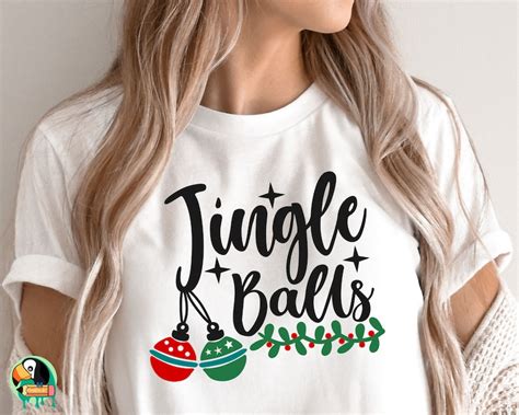 Jingle Balls Svg Tinsel Tits Svg Funny Christmas Cut Files Etsy