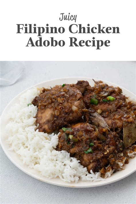 Filipino Chicken Adobo Recipe - Yellow Chili's