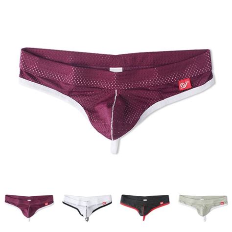 Men S Stylish Comfort Mesh Bulge Pouch G String Bikini Underpants Thong Lazada Ph