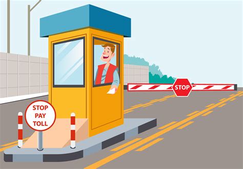 Toll Booth Worker 154301 Vector Art At Vecteezy