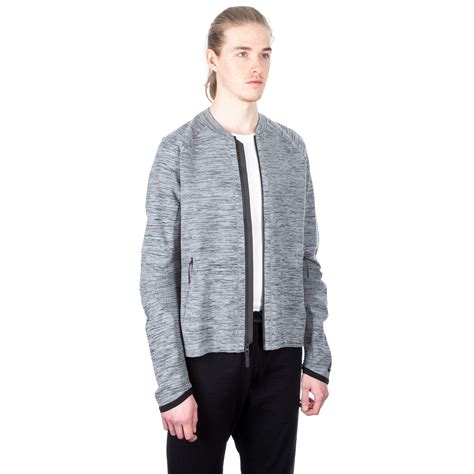 Nike Tech Knit Jacket Carbon Heatherblackcool Greyblack Consortium