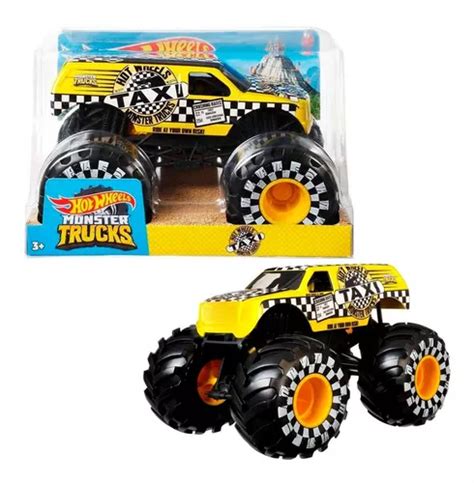 Hot Wheels Monster Trucks Táxi Caminhonete 1 24 Gwl06 Mattel Parcelamento sem juros