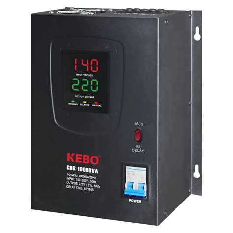 Wall Mounted Type Kebo Stabilizer Va Automatic Voltage Regulation