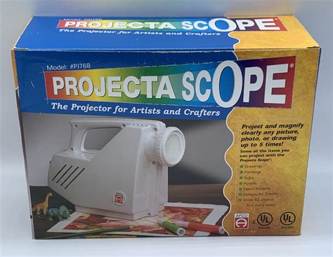 Apco Projecta Scope 5X Magnifying Art Projector Drawing Hobby Crafts