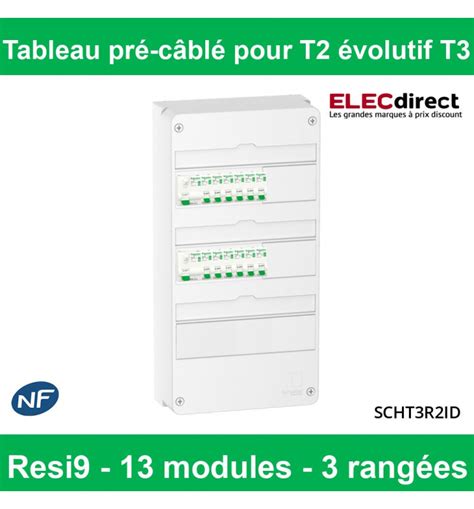 Schneider Tableau Lectrique Pr Quip Et Pr C Bl Pour T T