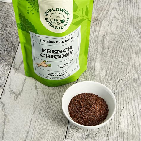 Worldwide Botanicals French Chicory Root Dark Roast Coffee Blend - 1lb