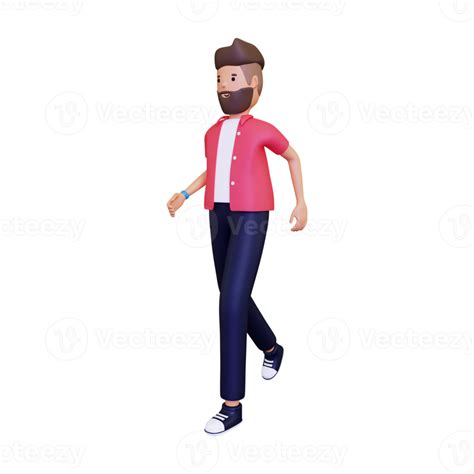 3d Walking Man 10872539 Png