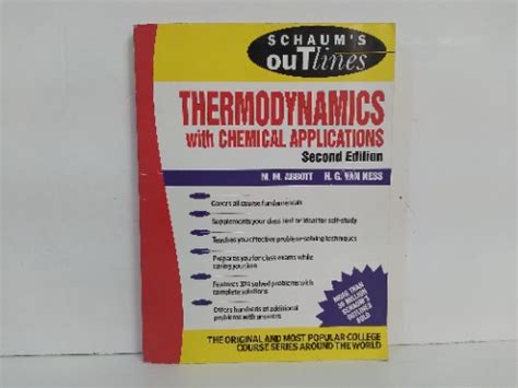 THERMODYNAMICS With CHEMICAL APPLICATIONS