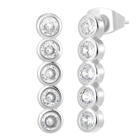 Boucles D Oreilles Sc Crystal Orn Es De Cristaux Scintillants Maty