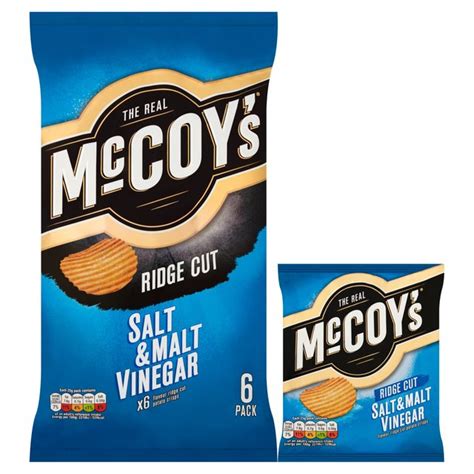 Mccoys Salt And Malt Vinegar Multipack Crisps Ocado