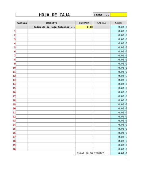 XLSX Hoja De Caja Diaria 10 03 2014 DOKUMEN TIPS