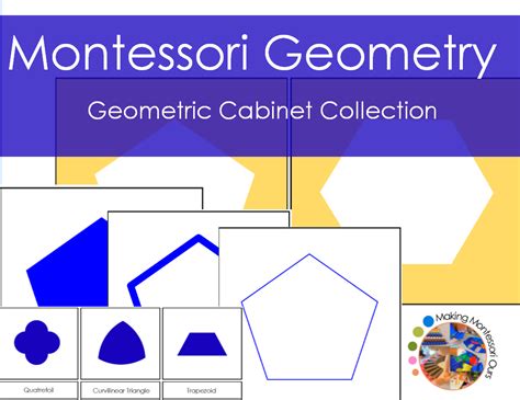 Geometric Cabinet Montessori Geometry At Home Making Montessori Ours