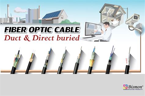 Fiber Optic Cable For Duct And Direct Buried Type Bismon