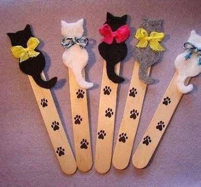 Kedi Kitap Ayrac Yap M Ile Ilgili G Rsel Sonucu Diy Spring Crafts