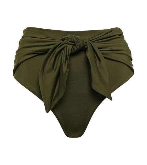 Johanna Ortiz Algae La Mer Tie Detail Bikini Bottoms Johanna Ortiz