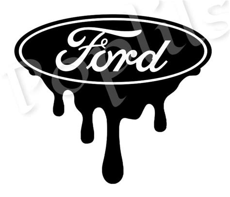 Ford Badge Drips Svg Png  Etsy
