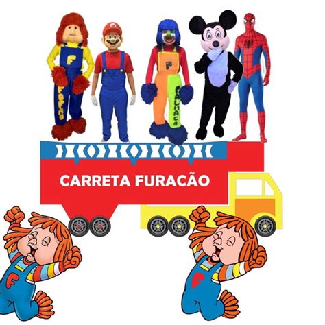 Desenho Do Fofão Da Carreta Da Alegria - Arquivo de Corte Topo de Bolo Carreta da Alegria | Produtos Elo7