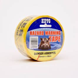 Hippo H Asbestos Warning Tape M X Mm C W Berry