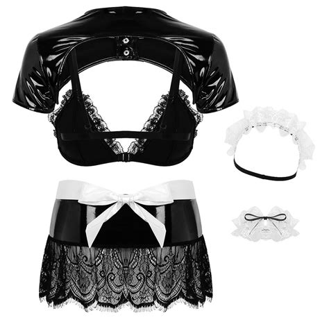 Sexy Women Cosplay French Maid Lingerie Outfit Fancy Dress Nurse Costume Uniform EBay