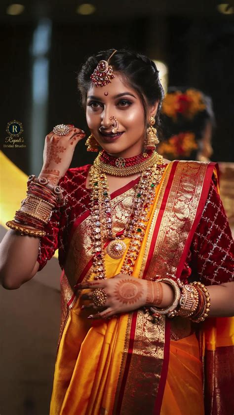 Maharashtrian Look Navari Saree Maharashtrian Bride Sonam Hirey Artofit