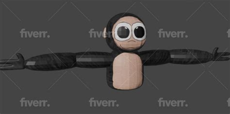 Make A Gorilla Tag Fan Game Player Model With Textures And Rig By