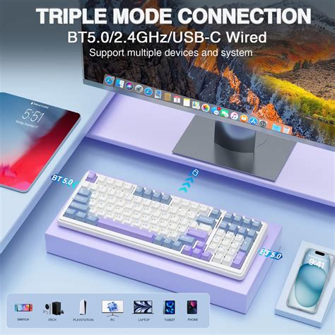 Mua Aula F Wireless Mechanical Keyboard Tri Mode Bt Ghz Usb C Hot Swappable Custom