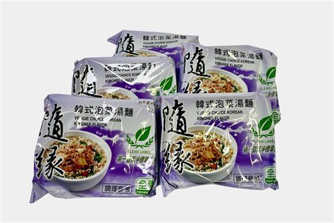 Veg Korean Kimchee Hot Instant Noodle Retail