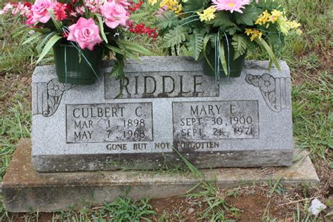 Culbert Clyde Riddle Homenaje De Find A Grave