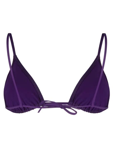 Eres Mouna Triangle Bikini Top In Purple ModeSens