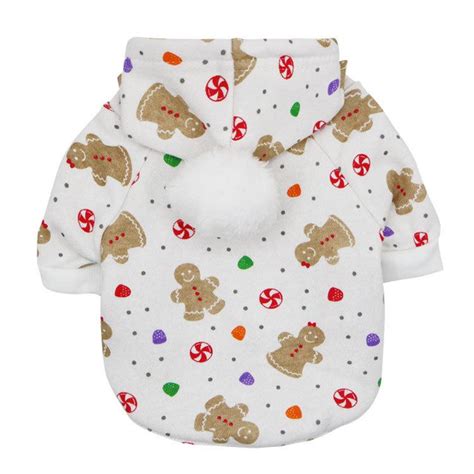 Новогоднее худи для собак Pet Style "Печенье" Белое XS – купить онлайн ...