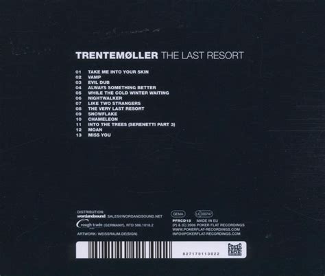 Trentemoller The Last Resort Cd Trentem Ller Cd Album Muziek