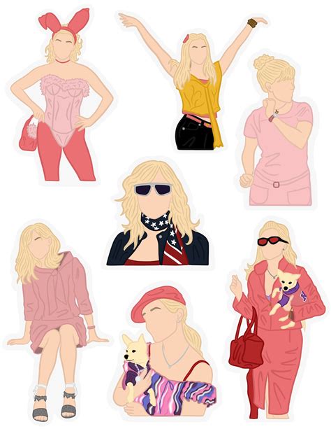 Elle Woods Sticker Pack Etsy