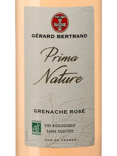 Gérard Bertrand Prima Nature Grenache Rosé Vivino US