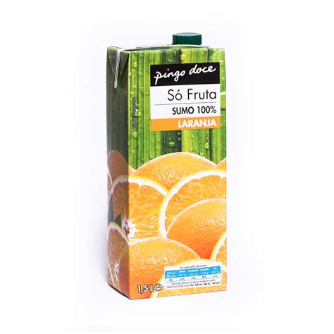 Mercad O Pingo Doce Sumo S Fruta Laranja Pingo Doce