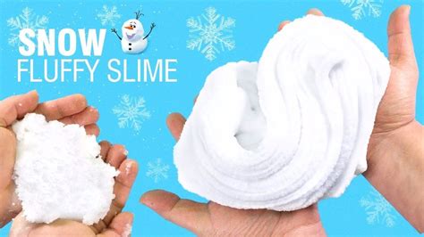 Diy Snow Fluffy Slime How To Make Snow Colors Without Borax Slime In Fluffy Slime