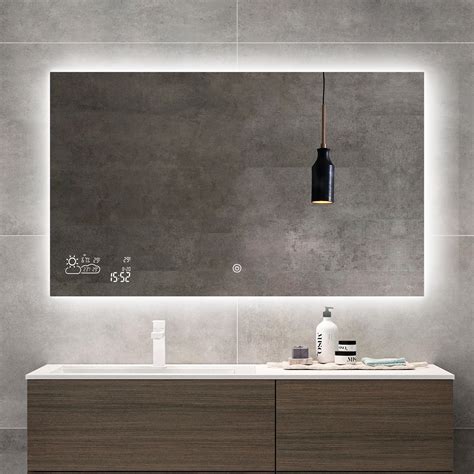BYECOLD LED Smart Bathroom Mirror with Backlit Vanity Mirrors with