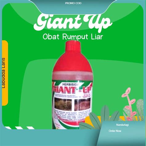 Jual Promo Herbisida Giant Up 480 SL Herbisida Rumput Kemasan 1Liter