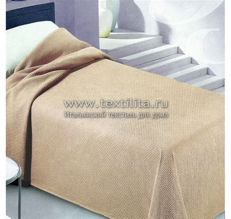 Тонкое рифленое покрывало из хлопка на кровать или диван купить в ...