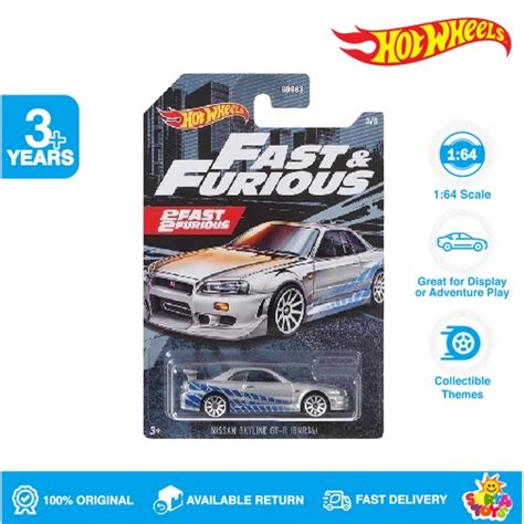 Hot Wheels Fast Furious Nissan Skyline R Shopee Philippines