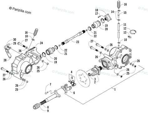 2008 Arctic Cat Prowler 650 Parts Diagram