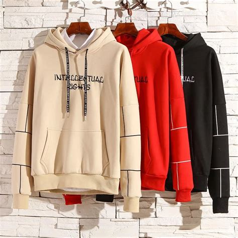 Men Hoodies Harajuku Letter Printed Hip Hop Fashion Style Hoodies