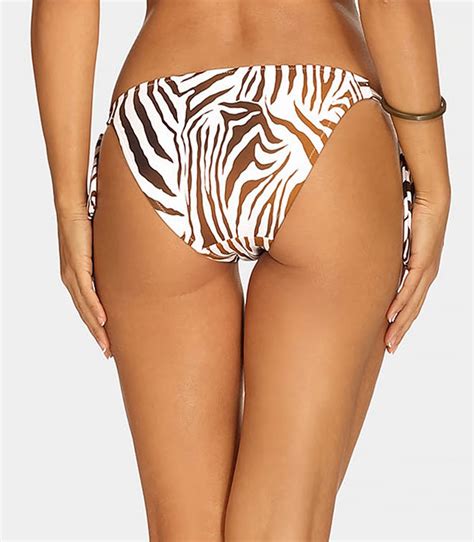 Feba Safari Fixed Tri Top Bikini With Tie Side Bottom Style FG161