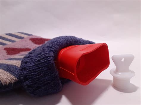 Hot Water Bottle With Cover Knitted From Soft Woollen Sustainable Eco Yarn Etsy Uk